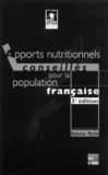 Ambroise Martin et  AFSSA - Apports nutritionnels conseillés pour la population française.