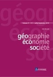  Béal Vincent - Géographie, économie, société Volume 21 N° 3 - juillet-septembre 2019 : .