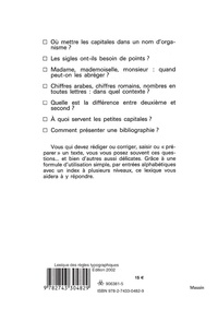 Lexique Des Regles Typographiques En Usage A L'Imprimerie Nationale