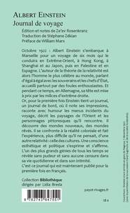 Journal de voyage. Extrême-Orient, Palestine, Espagne, 1922-1923