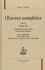 Tristan L'Hermite - Oeuvres complètes - Tome 3, Poésie (II).