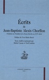 Jean-Baptiste-Alexis Chorllon - Ecrits de Jean-Baptiste Alexis Chorllon - Président au Présidial de la Haute-Marche au XVIIe siècle.