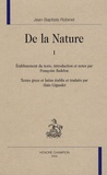 Jean-Baptiste Robinet - De la Nature - 2 volumes.