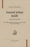 Charles de Montalembert - Journal intime inédit - Tome 8, 1865-1870.