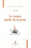 Jean Blot - Le roman, poésie de la prose.