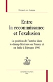 Rotraud von Kulessa - Entre la reconnaissance et l'exclusion - La position de l'autrice dans le champ littéraire en France.