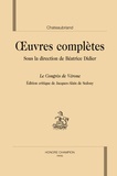 François-René de Chateaubriand - Oeuvres complètes - Le Congrès de Vérone.
