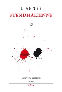 Marie Parmentier - L'Année Stendhalienne N° 13/2014 : Racine et Shakespeare.