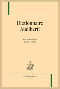 Jeanyves Guérin - Dictionnaire Audiberti.
