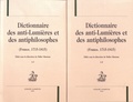 Didier Masseau - Dictionnaire des anti-Lumières et des antiphilosophes (France, 1715-1815) - 2 volumes.