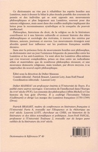 Dictionnaire des anti-Lumières et des antiphilosophes (France, 1715-1815). 2 volumes
