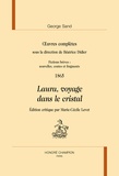 George Sand - Oeuvres complètes, 1865 - Laura, voyage dans le cristal.