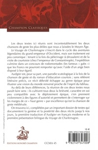 L'Epopée pour rire. Le Voyage de Charlemagne à Jérusalem et à Constantinople et Audigier. Edition bilingue