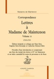  Madame de Maintenon - Lettres à Madame de Maintenon - Volume 11, 1715-1719.