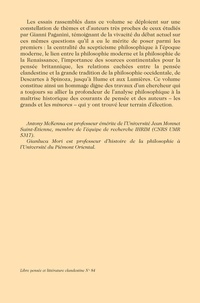 Philosophie et scepticisme de Montaigne à Hume. Mélanges en l’honneur de Gianni Paganini