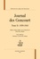 Edmond Goncourt et Jules Goncourt - Journal des Goncourt - Tome 2, 1858-1860.
