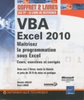 Michèle Amelot et Henri Laugié - VBA Excel 2010 - Coffret 2 livres : Les TP et le livre de référence.