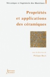 Philippe Boch - Proprietes Et Applications Des Ceramiques.