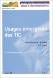 La vega j. De et Christian Licoppe - Annales Des Telecommunications Tome 57 N° 3-4 Mars-Avril 2002 : Usages Emergents Des Tic.