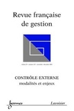 Alain Burlaud et Philippe Zarlowski - Contrôle externe : modalités et enjeux (Revue française de gestion Vol.29 N° 147 Novembre/Décembre 2003).