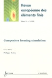 Philippe Boisse - Revue européenne des éléments finis Volume 14 N° 6-7/200 : Composite forming simulations.