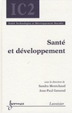 Sandra Montchaud et Jean-Paul Gassend - Santé et développement.