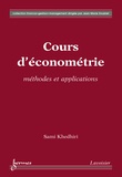 Sami Khedhiri - Cours d'économétrie : méthodes et applications.