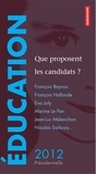 David d' Equainville - Education - Que proposent les candidats ?.