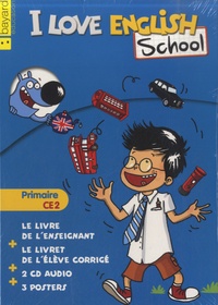  Bayard - I Love English School CE2 - Le kit enseignant. 2 CD audio