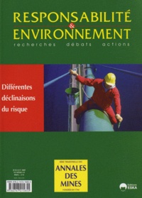 Pierre Couveinhes - Responsabilité & environnement N° 55, juillet 2009 : Différentes déclinaisons du risque.