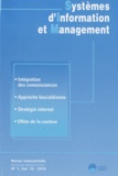 Yves Pigneur - Systèmes d'Information et Management Volume 15 N° 1/2010 : .