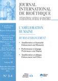 Christian Byk et  Collectif - Journal International de Bioéthique Volume 22 N° 3-4, Septembre-décembre 2011 : L'amélioration humaine.