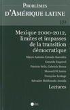 Marco Antonio Estrada Saavedra - Problèmes d'Amérique latine N° 89 : Mexique 2000-2012, limites et impasses de la transition démocratique.