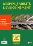 Pierre Couveinhes - Responsabilité & environnement N° 75, Juillet 2014 : Transports terrestres et développement économique.