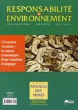 Virginie Schwarz et Patrick Souet - Responsabilité & environnement N° 76, Octobre 2014 : L'économie circulaire : les enjeux économiques d'une transition écologique.