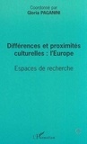  Anonyme - Différences et proximités culturelles : l'Europe - Espaces de recherche.
