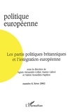  Anonyme - Politique Europeenne N° 6 Hiver 2002 : Les Partis Britanniques Et L'Integration Europeenne.