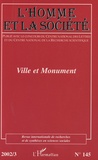 Nicole Beaurain - L'Homme et la Société N° 145 : Ville et monument.