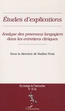 Nadine Proïa - Psychologie de l'interaction N° 15-16 : Analyse des processus langagiers dans les entretiens cliniques.