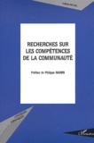 Valérie Michel - Recherches Sur Les Competences De La Communaute.
