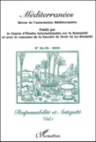  Anonyme - Méditerranées N° 34-35/2003 : Responsabilité et Antiquité - Volume 1.