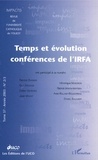  XXX - Temps et évolution conférences de l'IRFFA - 37.