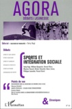  Anonyme - Agora Débats/Jeunesse N° 33 : Sports et intégration sociale.