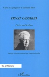  Anonyme - Ernst Cassirer - Geist und Leben.