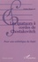 Liouba Bouscant - Les quatuors à cordes de Chostakovitch - Pour une esthétique du sujet.