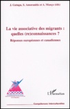 Joseph Gatugu - La vie associative des migrants : quelles (re)connaissances ? - Réponses européennes et canadiennes.