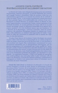 Auguste Comte, postérité épistémologique et ralliement des nations
