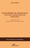 Alfred Binet - La psychologie du raisonnement : recherches expérimentales par l'hypnotisme.