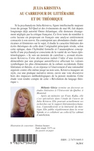 Julia Kristeva Au carrefour du littéraire et du théorique. Modernité, autoréflexivité et hybridité
