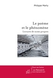 Philippe Marty - Le poème et le phénomène - Lectures de noms propres.